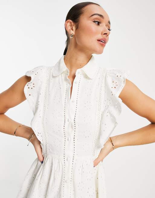 French connection broderie dress sale