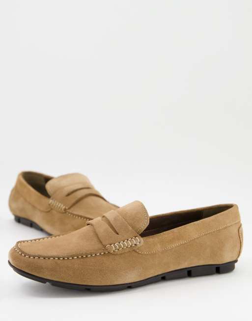 French Connection – Bruna loafers i mocka