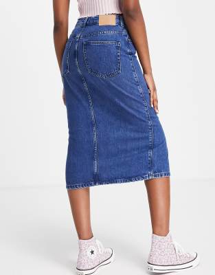 french connection denim skirt