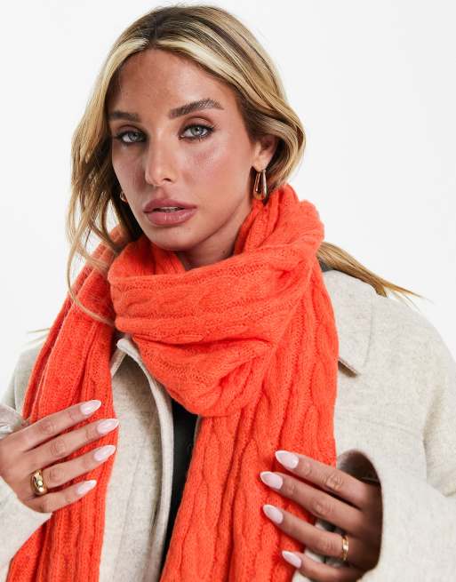 Red and hot sale orange scarf