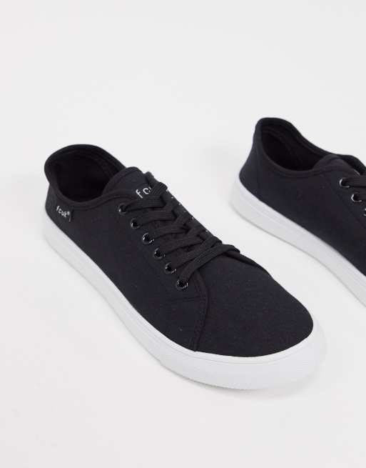 French Connection canvas plimsoll
