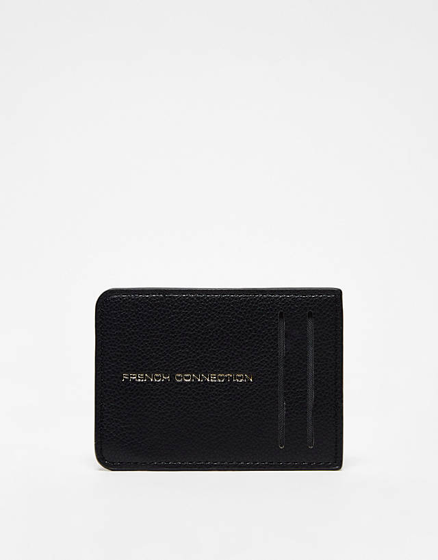 French Connection - card holder in black