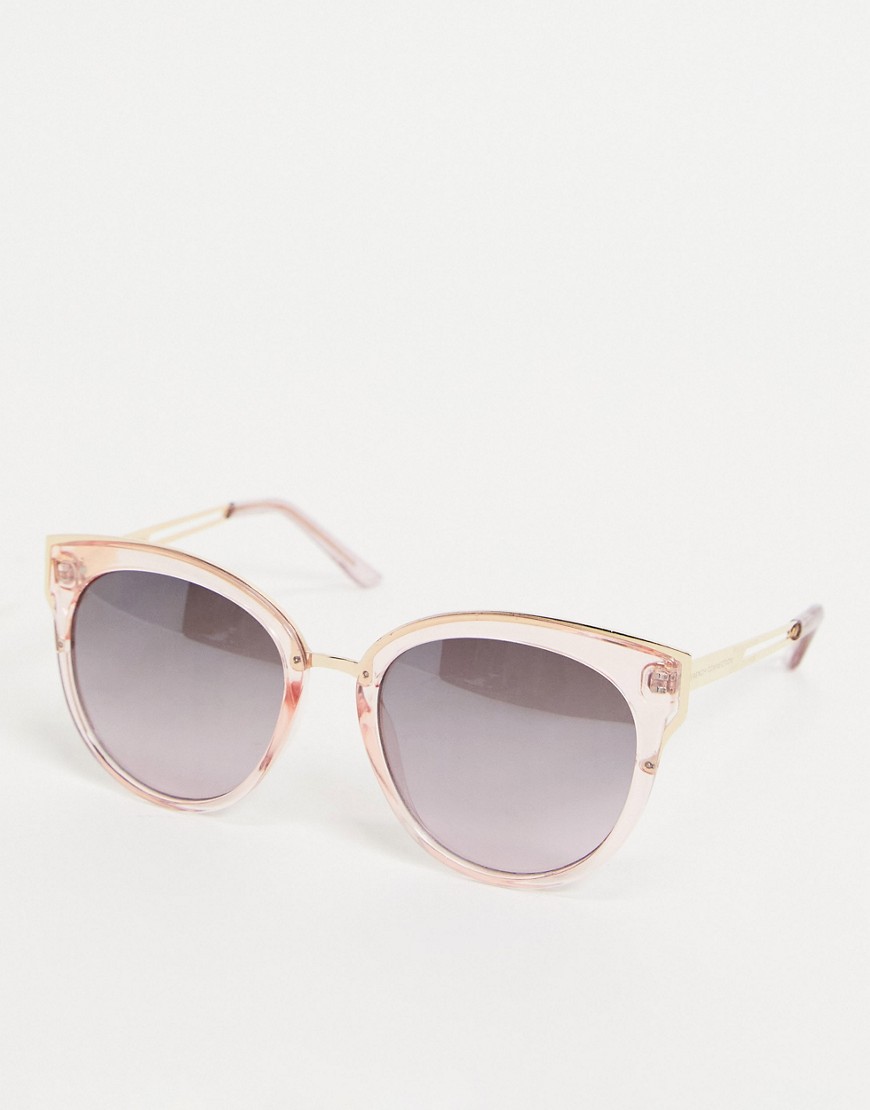 French Connection cat eye sunglasses-Pink