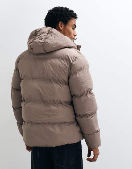 French Connection chaqueta acolchada con capucha en taupe, 5 de 5