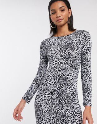 cheetah overall dress