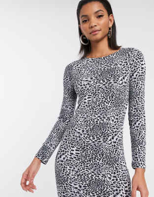 cheetah overall dress