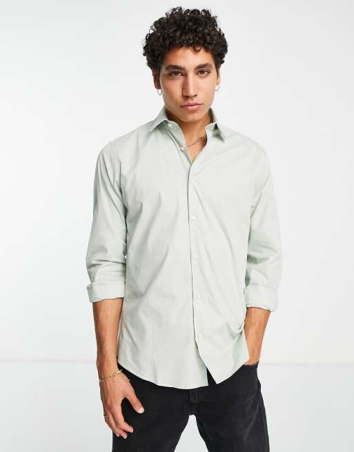 French Connection - Chemise coupe classique - Sauge