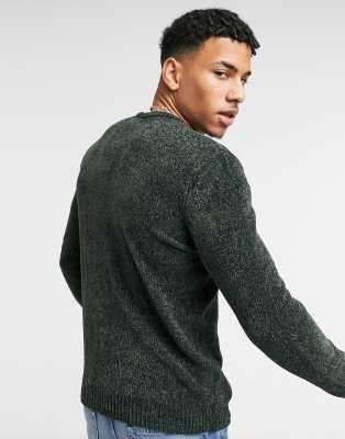 dark green crew neck jumper