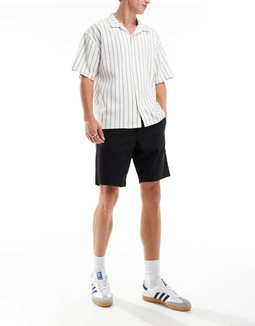 French Connection chino shorts in black ASOS