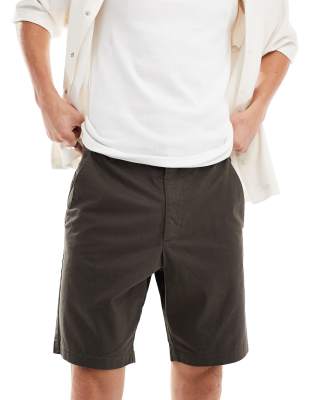 French Connection - Chino-Shorts in Khaki-Grün