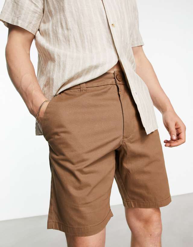 French Connection - chino shorts in light brown