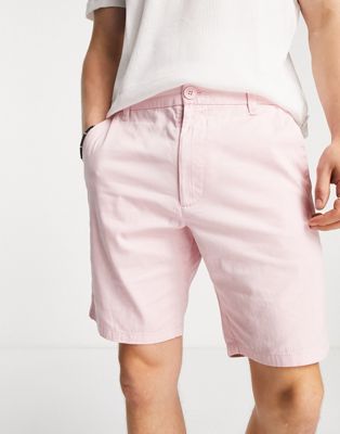 French Connection chino shorts in pink