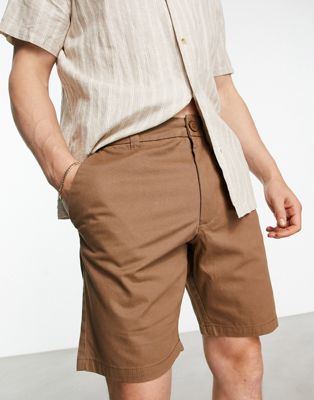French Connection chino shorts in light brown