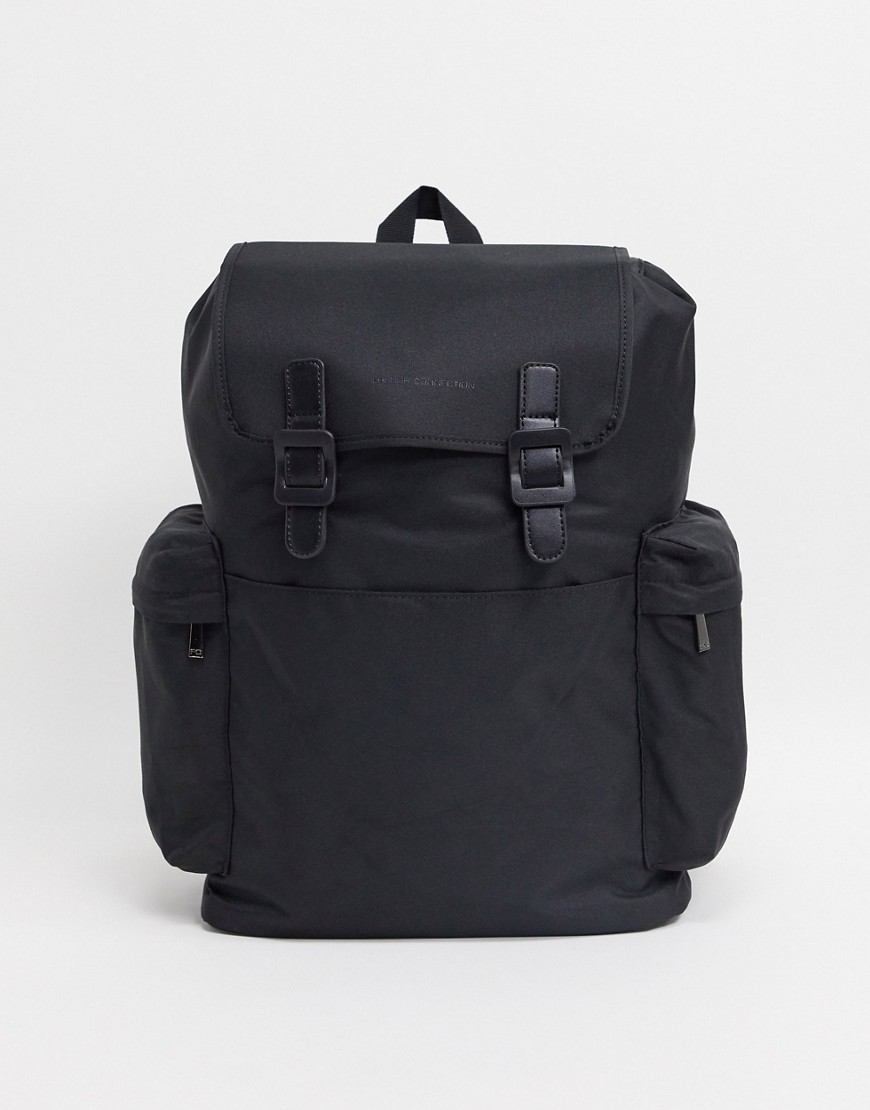 French Connection classic backpack bag-Black