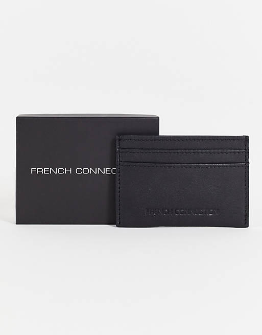 French Connection classic cardholder in black