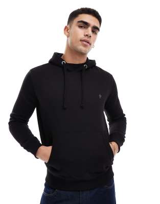 French Connection classic hoodie in black