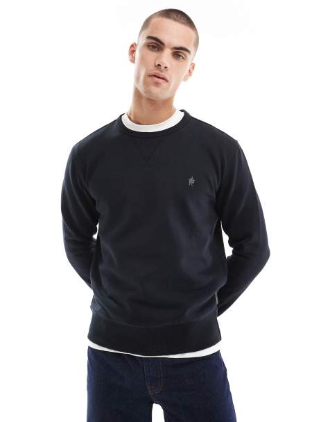 French Connection classic logo sweatshirt in navy - view 1