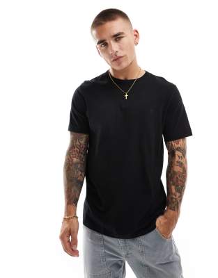 French Connection classic short sleeve t-shirt in black