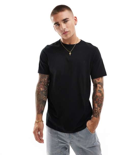 French Connection classic short sleeve t-shirt in black - view 1