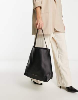 French Connection Classic Tote Bag In Black