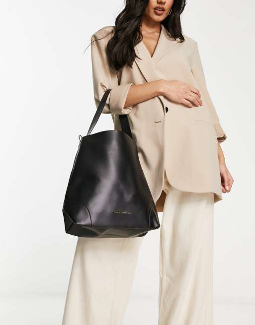 French connection womens classic tote black sale