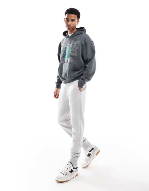 French Connection classic trackies in grey - view 1
