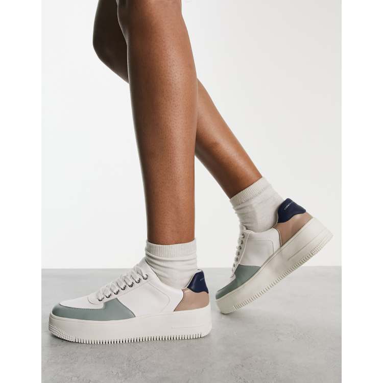 Colour block best sale chunky trainers