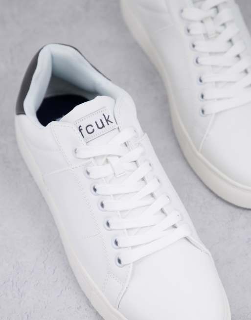 French connection shop white trainers