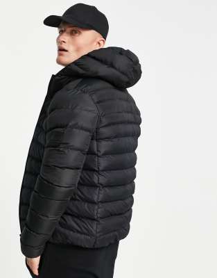 french connection black padded jacket
