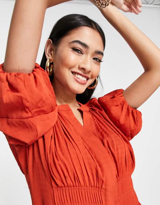 cora pleated dress Azazie Cora