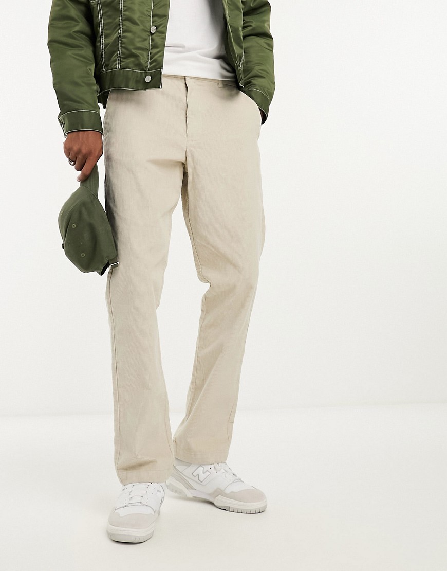 French Connection Cord Pants In Stone-neutral
