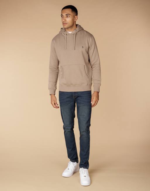 French Connection Cotton blend hoody in beige, 3 of 4