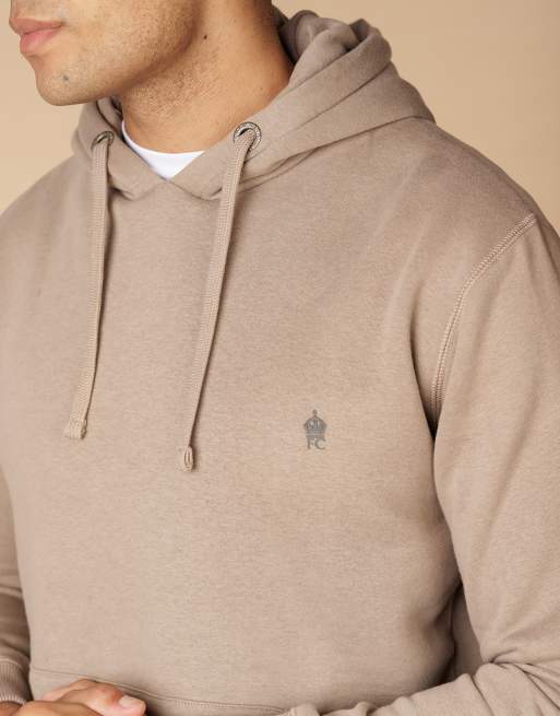 French Connection Cotton blend hoody in beige, 4 of 4