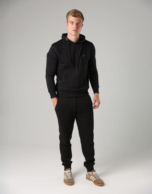 French Connection Cotton blend hoody in black, 3 of 4