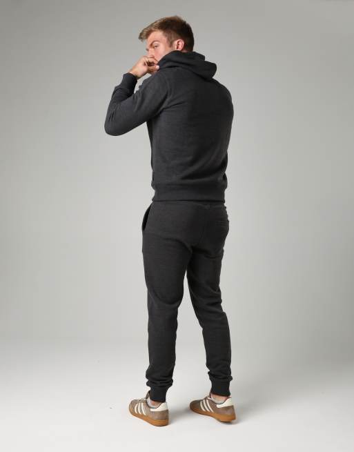 French Connection Cotton blend hoody in charcoal, 2 of 4