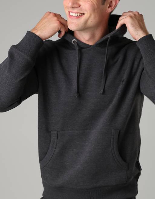 French Connection Cotton blend hoody in charcoal, 4 of 4