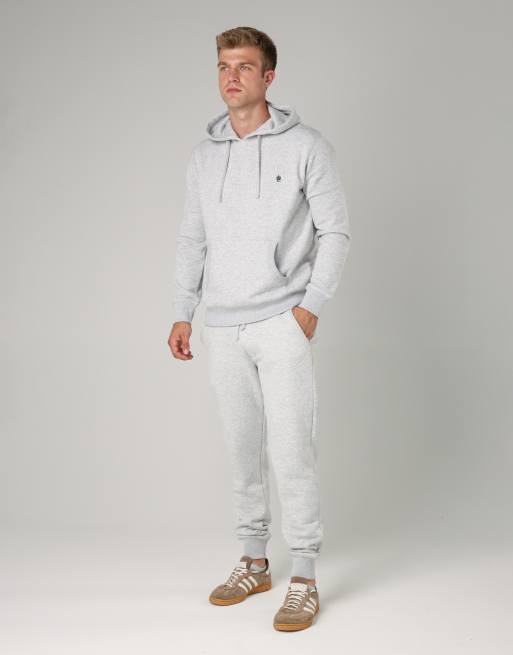 French Connection Cotton blend hoody in light grey, 3 of 4