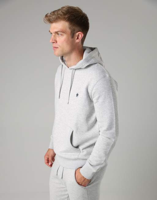 French Connection Cotton blend hoody in light grey, 4 of 4