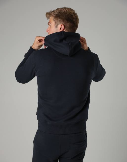 French Connection Cotton blend hoody in navy, 2 of 4