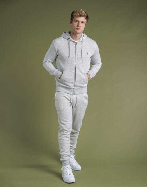 French Connection Cotton blend joggers in light grey, 3 of 5