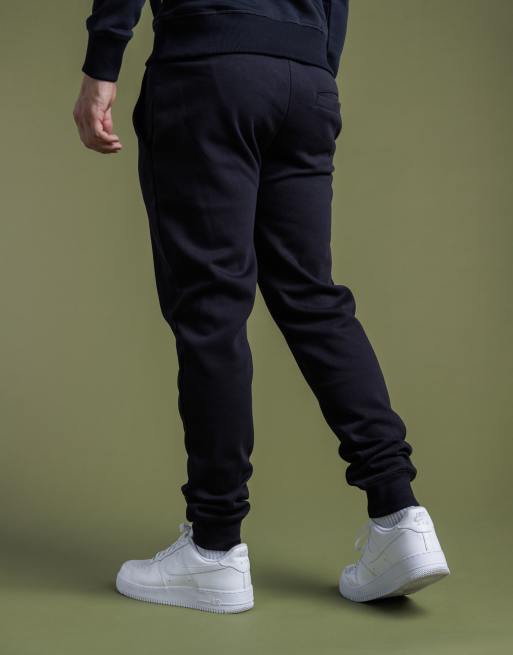 French Connection Cotton blend joggers in navy, 2 of 4