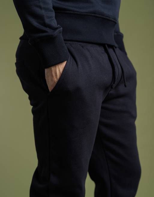 French Connection Cotton blend joggers in navy, 4 of 4