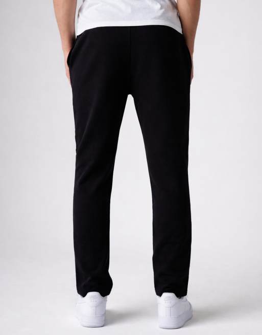 French Connection Cotton blend open hem joggers in black, 3 of 4