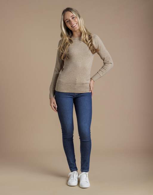 French Connection Cotton blend stretch high rise skinny denim jeans in blue, 3 of 4
