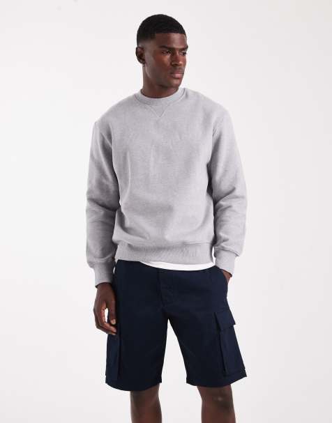 French Connection Cotton cargo shorts in navy - view 1