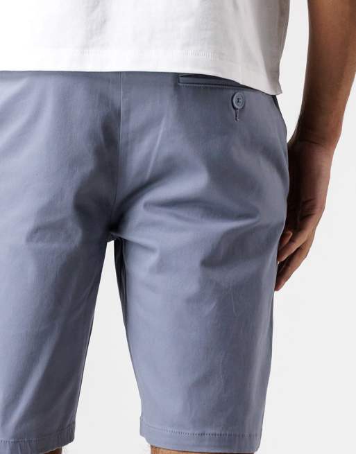 French Connection Cotton chino shorts in light blue, 2 of 4