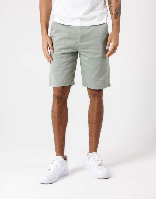 French Connection Cotton chino shorts in light green, 2 of 4
