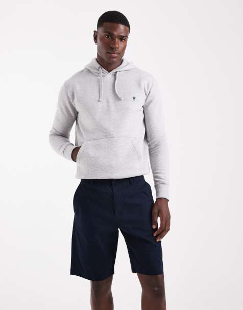 French Connection Cotton chino shorts in navy - view 1