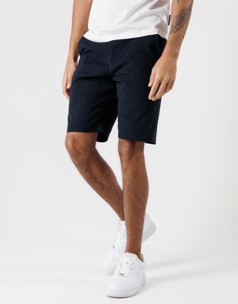 French Connection Cotton chino shorts in navy - view 1