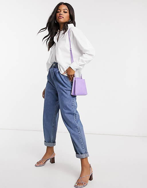 Tops Shirts & Blouses/French Connection cotton oversize shirt in white 